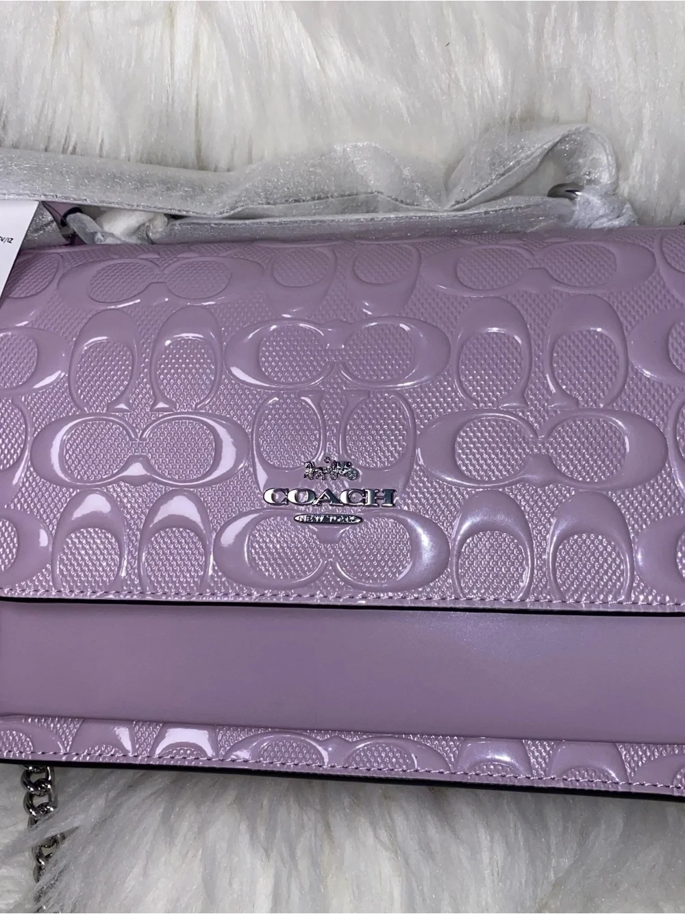 Coach 💜 Klare Crossbody Bag In Signature Leather New